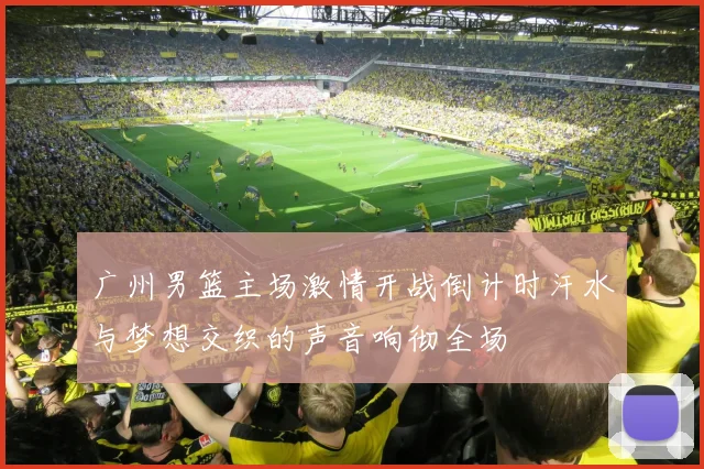 广州男篮主场激情开战倒计时汗水与梦想交织的声音响彻全场